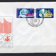 DDR 1972 20 Jahre Gesellschaft für Sport und Technik MiNr. 1776 + 1777 FDC 2 gest