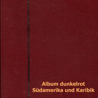 Album Nr.42 dunkelrot - Südamerika und Karibik o