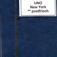 Album Nr.43 dunkelrblau - Vereinte Nationen - UNO New York Nr. 37 bis 337 * * #/2