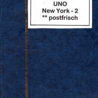 Album Nr.44 dunkelrblau - Vereinte Nationen - UNO New York Nr. 324 bis 1082 * *