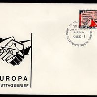 3) Liechtenstein FDC 1962 - MiNr. 418 - Europa CEPT 1962