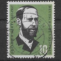 002) BRD/ Bund 1957 Heinrich Hertz Mi. Nr. 252 gestempelt