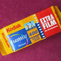 OVP: 3x Farbfilme Kodak Farbwelt Allround 400: 2x 36 + 24 Aufnahmen MHD: 08/2004