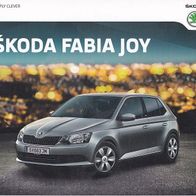 Skoda Fabia Joy ( Österreich ) 2016/03 , 6 Seiten