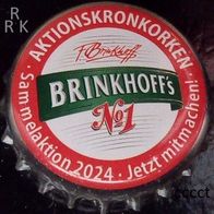 Brinkhoff´s No 1 Aktionskroni Bier Brauerei Kronkorken Kronenkorken neue Aktion 2024