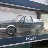 VW Golf Cabrio Sondermodell Bel Air metallicblau 1:18 Norev