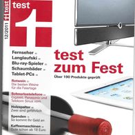 Siftung Warentest Heft nr. 12 / 2011