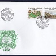 41) Liechtenstein FDC 1977 - MiNr. 667-668 - Europa CEPT 1977 - Landschaften (1)