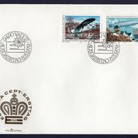 48) Liechtenstein FDC 1979 - MiNr. 723-724 - Europa CEPT - Postflugzeug und Zeppelin