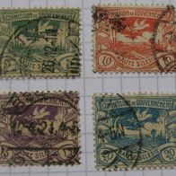 1920, Upper Silesia, set of 4 stamps of the Inter-Alied Plebiscite Commission