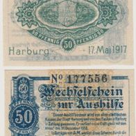 Harburg-Notgeld 50 Pfennig vom 17.05.1917 bis 31.12.1918,