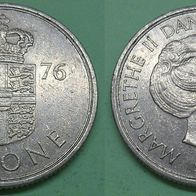 Dänemark 1 Krone 1976 ## Be2