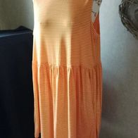 Vero Moda Damen Marken Sommer Kleid Gr.42 orange gestreift