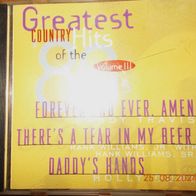 CD Sampler-Album: "Greatest Country Hits Of The ´80s - Volume III" (1995)