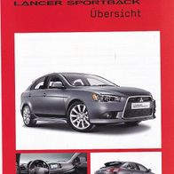 Mitsubishi Lancer Sportback ( Österreich ) 2011/01 , 4 Seiten