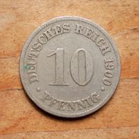 10 Pfennig 1900 D