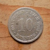 10 Pfennig 1900 F