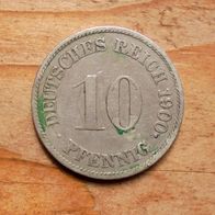 10 Pfennig 1900 J