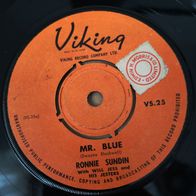 Ronnie Sundin with Will Jess and His Jesters: Mr. Blue - Teenage Beat 1960 single 7"
