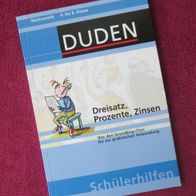 Duden Schülerhilfen Mathematik 6. bis 8. Klasse: Dreisatz, Prozente, Zinsen