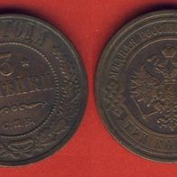 Russland 3 Kopeken 1911