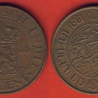 Niederländisch Indien 2 1/2 Cent 1945