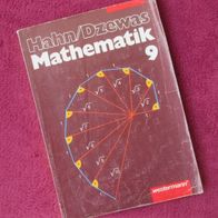 Hahn/Dzewas: Mathematik 9 Verlag Westermann altes Schulbuch 1990er Jahre Mathe