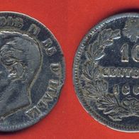 Italien 10 Centesimi 1862 ohne M