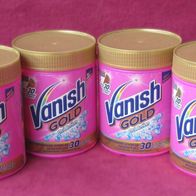 4x Fleckentferner Vanish Gold Oxi Action pink Pulver Fleckenentferner 500g Wäsche