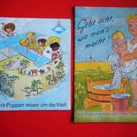 Bilderbuch-Einzelbuchauktion... Schildkröt-Puppen reisen um die Welt, .