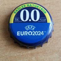 Kronkorken Bitburger Euro2024 Radler Naturtrüb Alkoholfrei 0.0