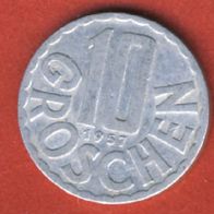 Österreich 10 Groschen 1957