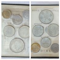 Spanien Original-Set 1980 mit 6 Münzen zur Fußball-WM 1982 in Spanien