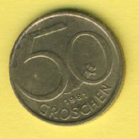 Österreich 50 Groschen 1981