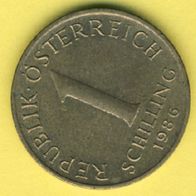 Österreich 1 Schilling 1986