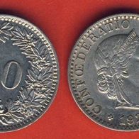 Schweiz 20 Rappen 1924 B