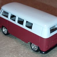 Welly Nex Models 1:60 Volkswagen Bulli Weiss/ Rot