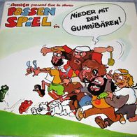 LP - Possenspiel - Nieder Mit Den Gummibären - Live in Stereo - Amiga - 8 56 479