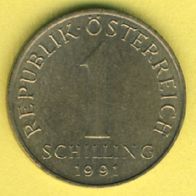 Österreich 1 Schilling 1991 (1)