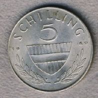 Österreich 5 Schilling 1969