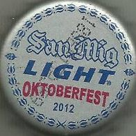 San Miguel LIGHT Oktoberfest 2012 Philippinen Bier Brauerei Kronkorken Kronenkorken