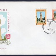 2) Bailiwick of Guernsey FDC 1978 - MiNr. 161-162 - Europa CEPT 1978 - Baudenkmäler