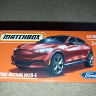 Matchbox Sammelserie 2021 Ford Mustang Mach-E 65/100