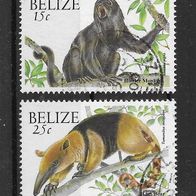 Belize 2000 Tiere Mi. Nr. 1223/24 gestempelt