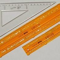 Schriftschablonen-Set rotring - 7,0 mm (342070) und 3,5 mm (342035) - DIN 6776