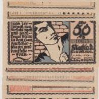 Kahla-Notgeld4x25,4x50.4x75Pfennig bis 15.10.1921, statistischeSerie 12Scheine