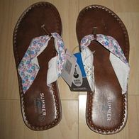 NEU niedliche Zehentrenner / Flip Flops Upfashion Gr. 37 NEU (0415)