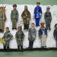 WHW-RSS, Soldaten der Wehrmacht, Tieste: 118-127, kompletter Satz! Porzellan!