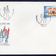 2) Portugal-Azoren FDC 1981 - MiNr. 342 - Europa CEPT 1981