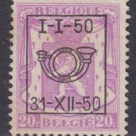 Belgien PRE601 o #059330